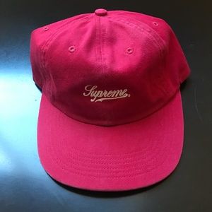Supreme 6 Panel Strapback Adjustable Hat